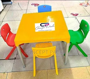 4pc Kindergarten Baby Chairs and Table Set.