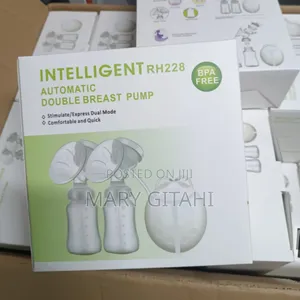 Manual Breast Pump With Extra Milk Bottle- Multicolour