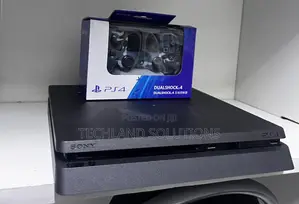 Black Chipped Ps4 Slim With 10 Games