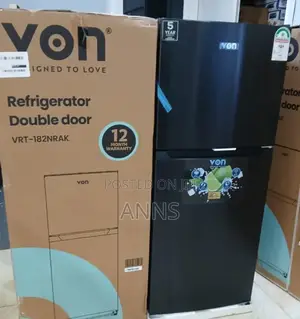 Von Fridge Dark Inox No Frost VRT - 182NRAK 181litres