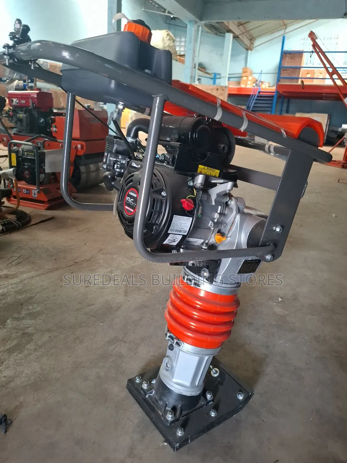 196cc Tamping Rammer Compactor