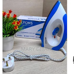 AILYONS HD-198A Electric Dry Iron Box White Blue at