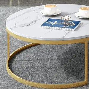 Coffee Tables: Nested Circular-Shaped Accent Coffee Table