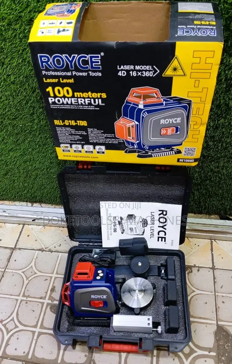 Powerful Royce Laser Level 100m 12×360°