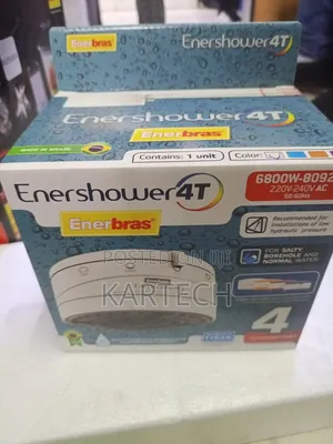 Enershower Enerbras Shower Head 4t -6800w