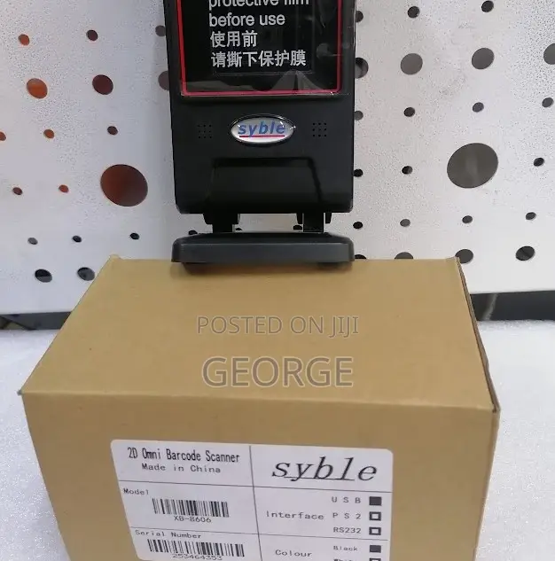 ~2D Desktop Barcode Scanner XB-8606 Table Mount