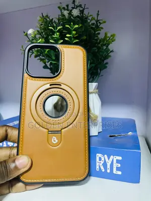 Brown Leather Back Cover, iPhone 16 Pro Max