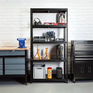 Cabinets: Adjustable Boltless Shelves Storage Rack