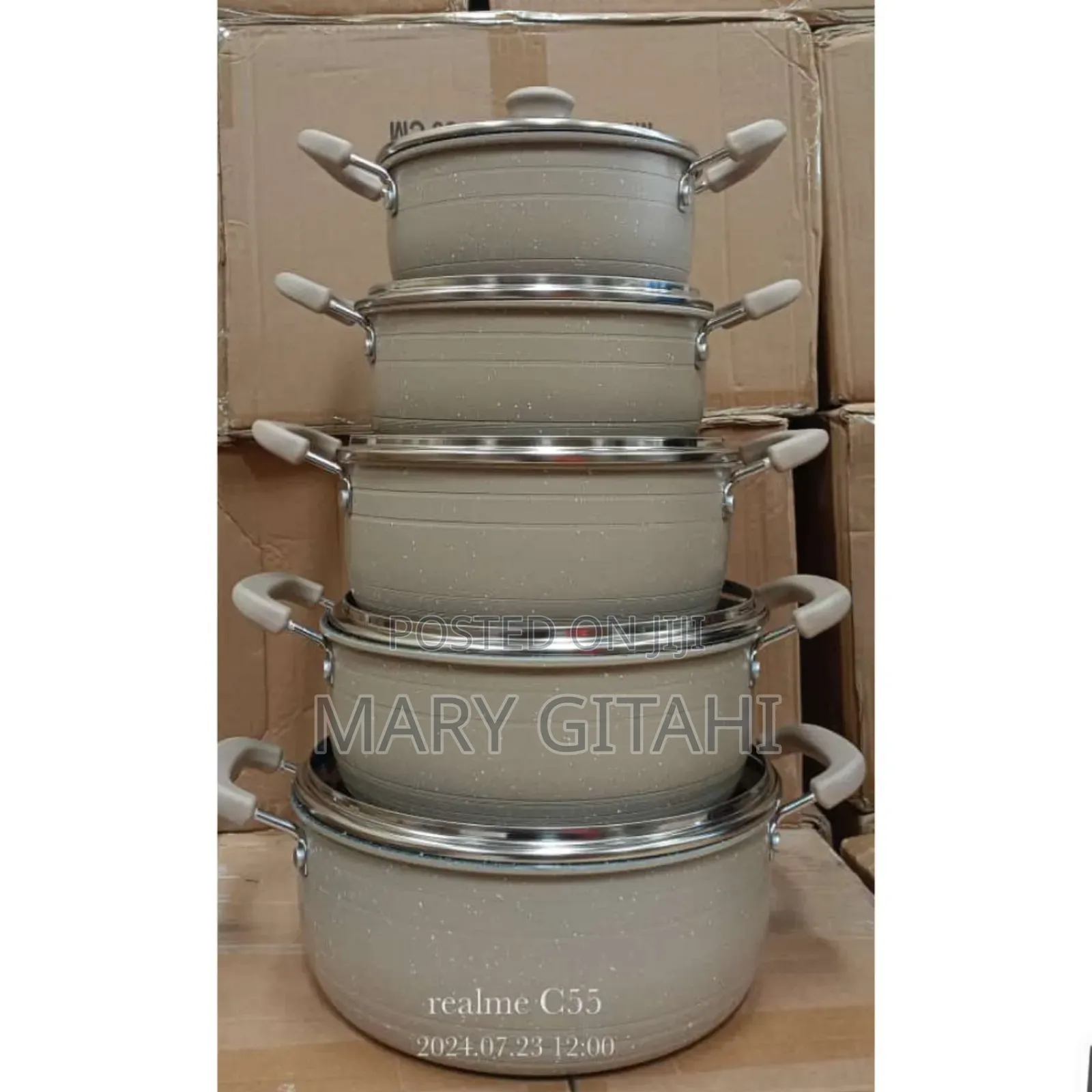 New Model 10 Pieces Jp Non Stick Cookware Set