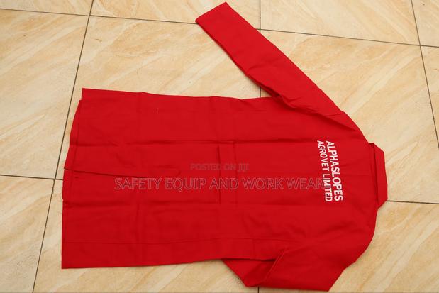 Red Branded Dust Coat - main view