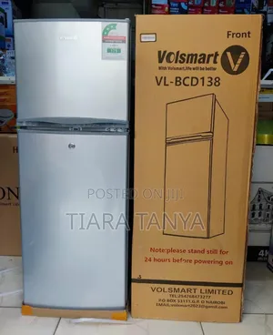 Volsmart 138 Litres Double Door Fridge