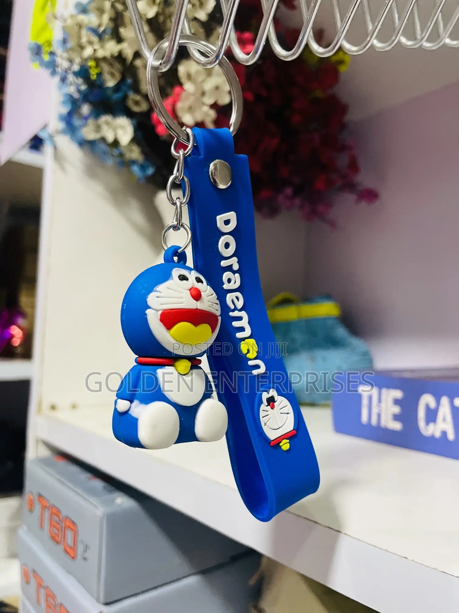 Cute Silicone Doraeman Key Holder