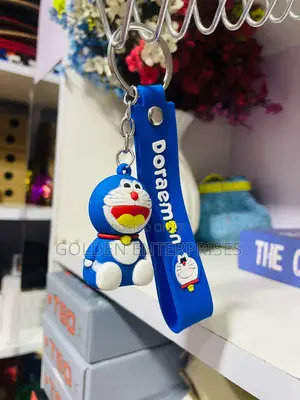Cute Silicone Doraeman Key Holder