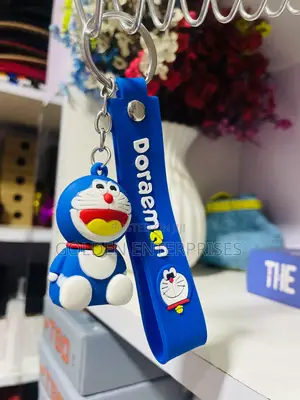 Cute Silicone Doraeman Key Holder