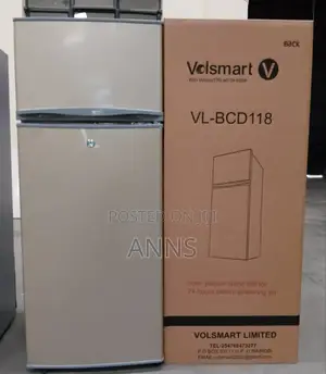118litres Volsmart Two Door Best Fridge