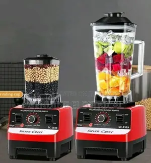2 In1 Commercial Blender Silver Crest