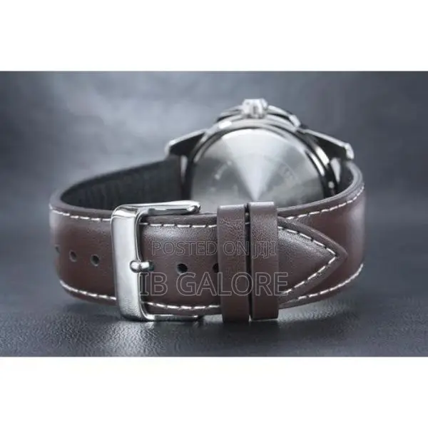 Casio Men's Leather Watch MTP 1314L White Dial