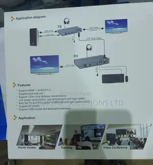 KVM HDMI Extender 120M Touch Switch Automatic