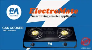 Electromate 2 Burner Stainless Cooker Autoignation