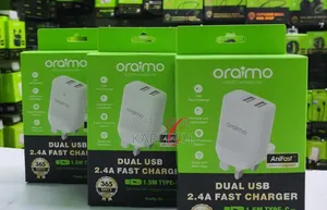 Oraimo Firefly 2U U67D+C53 Dual USB 2.4A Charger 1.5M Cable
