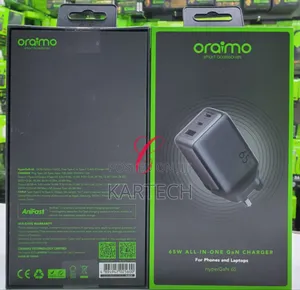 Oraimo Hypergan 65 65W All in One Gan Phone Laptop Charger