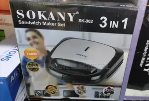 Classic 3 in 1 Sokany Sandwich Maker