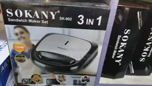 Good Quality 3 in 1 Sokany Sandwich Maker