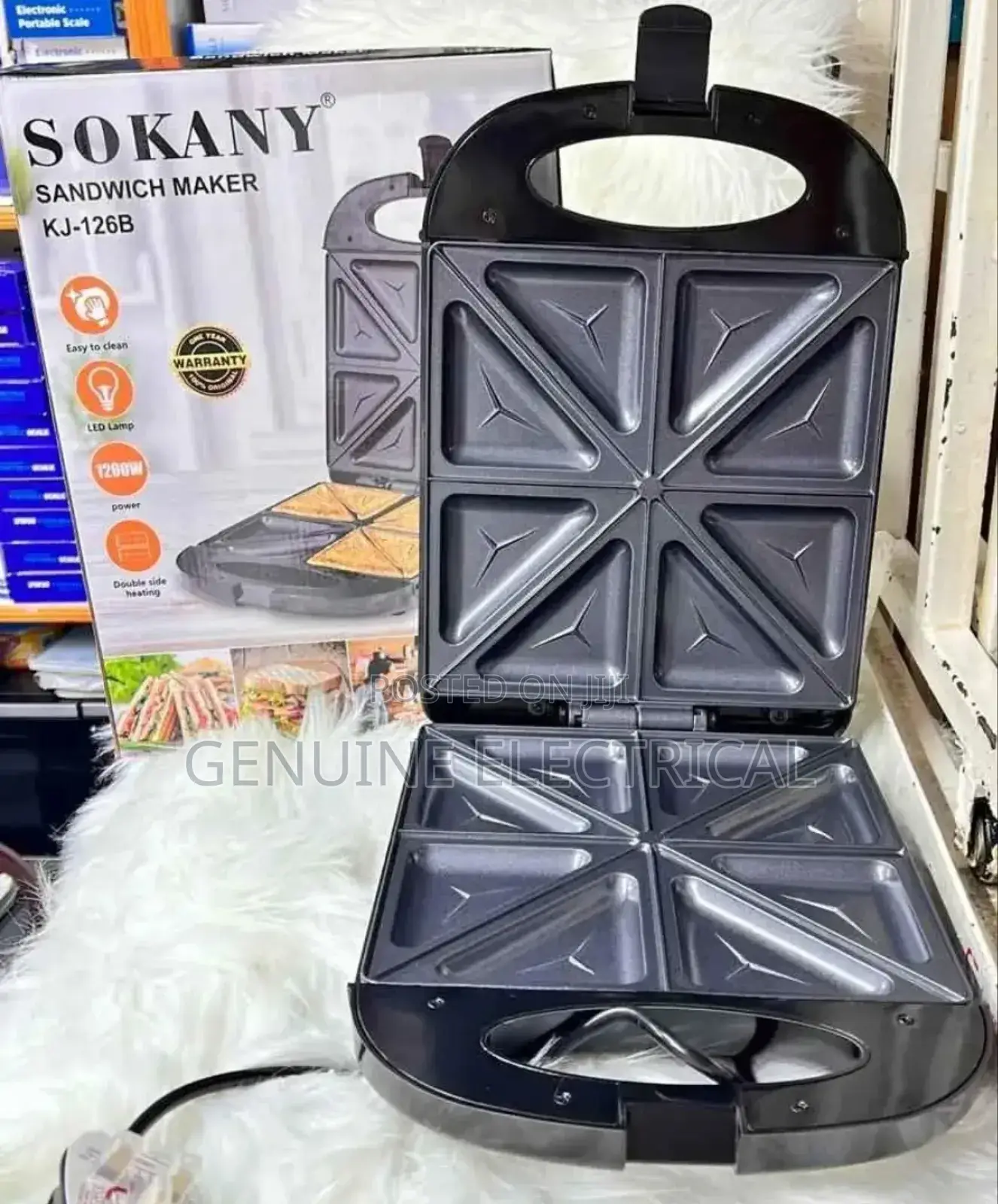 Brand New 4 Slice Sokany Sandwich Maker