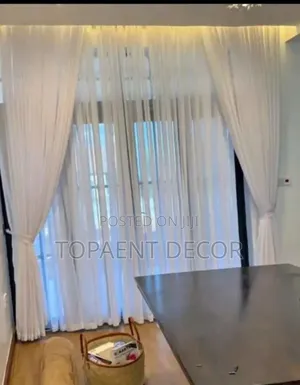 Milk White Hook Curtains and Hooked Sheers