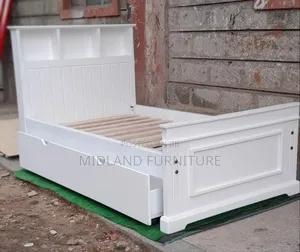 Single Bed With Shelves