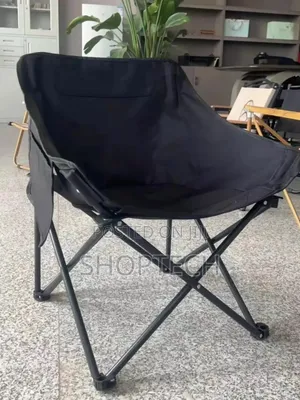Outdoor Camping Folding Chair - Green - Black