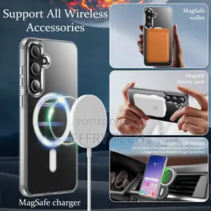 Samsung Galaxy S24 5G Case 6.2 Clear [Compatible With Magsa