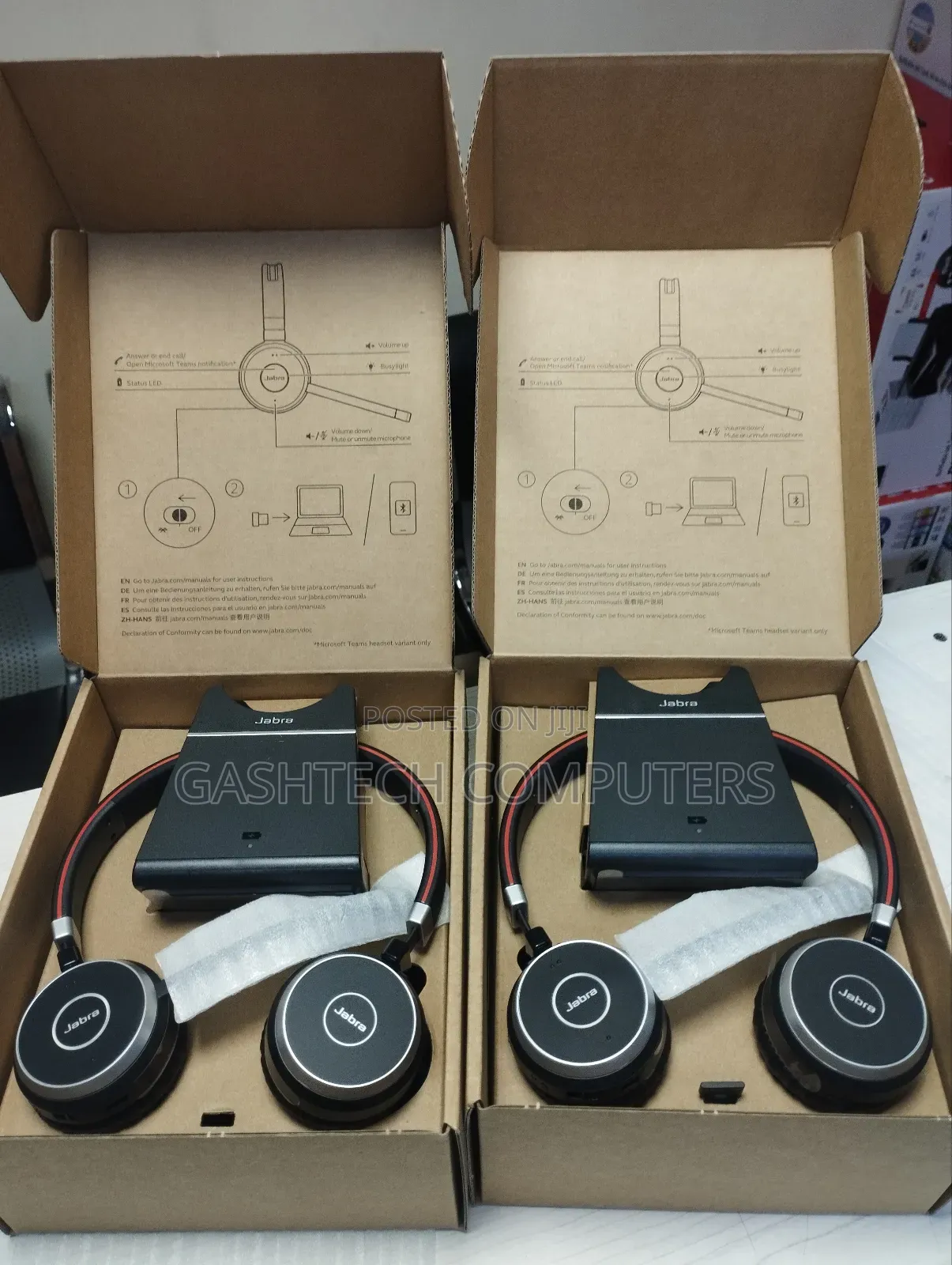 Jabra Evolve 65 Se Stereo Headset With Stand Usb-A)
