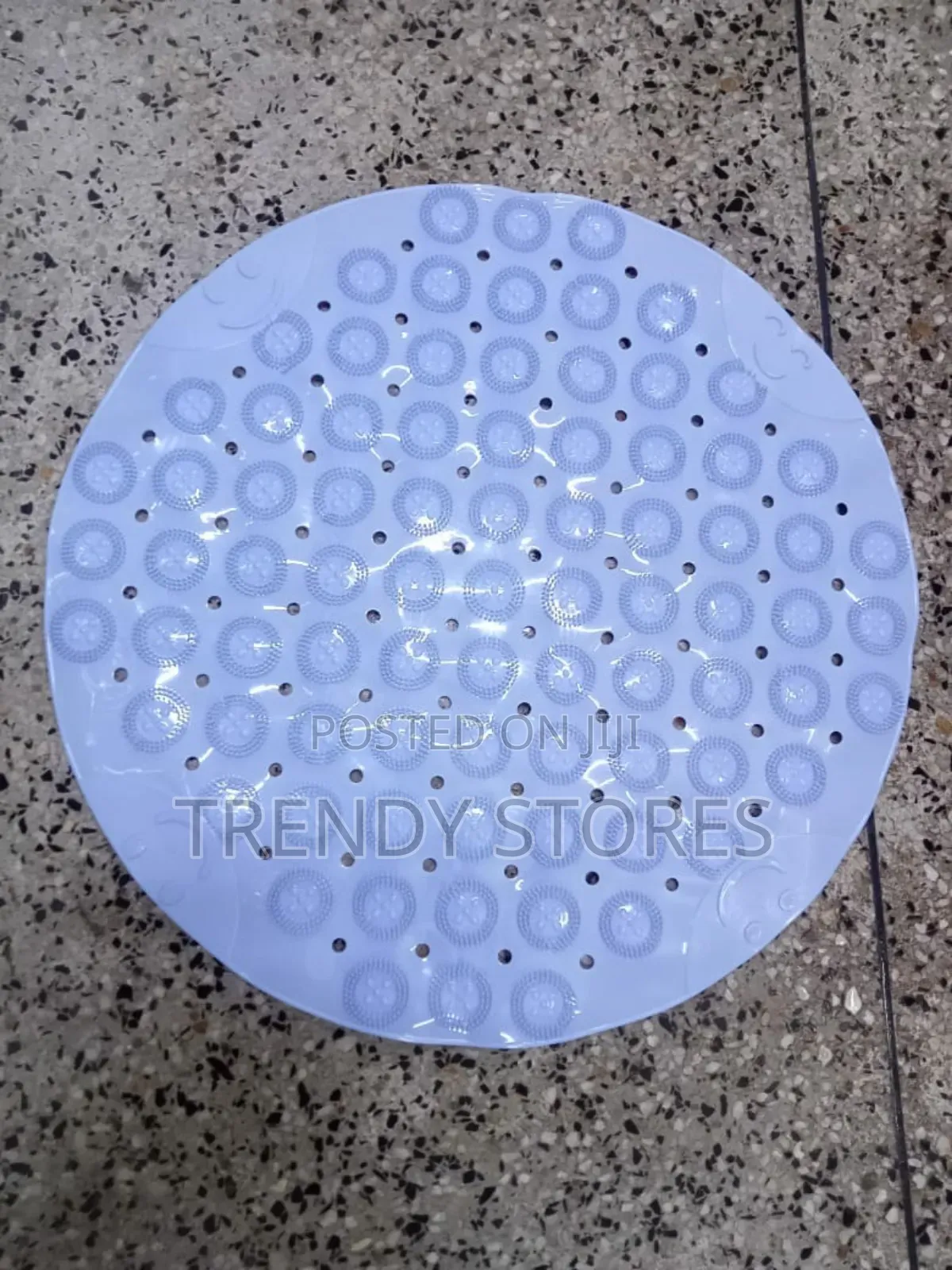Purple Round Antislip Mat