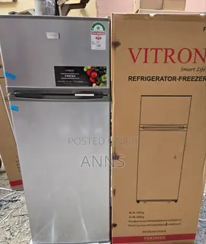 208 Litres Vitron Silver Double -Door Refrigerator