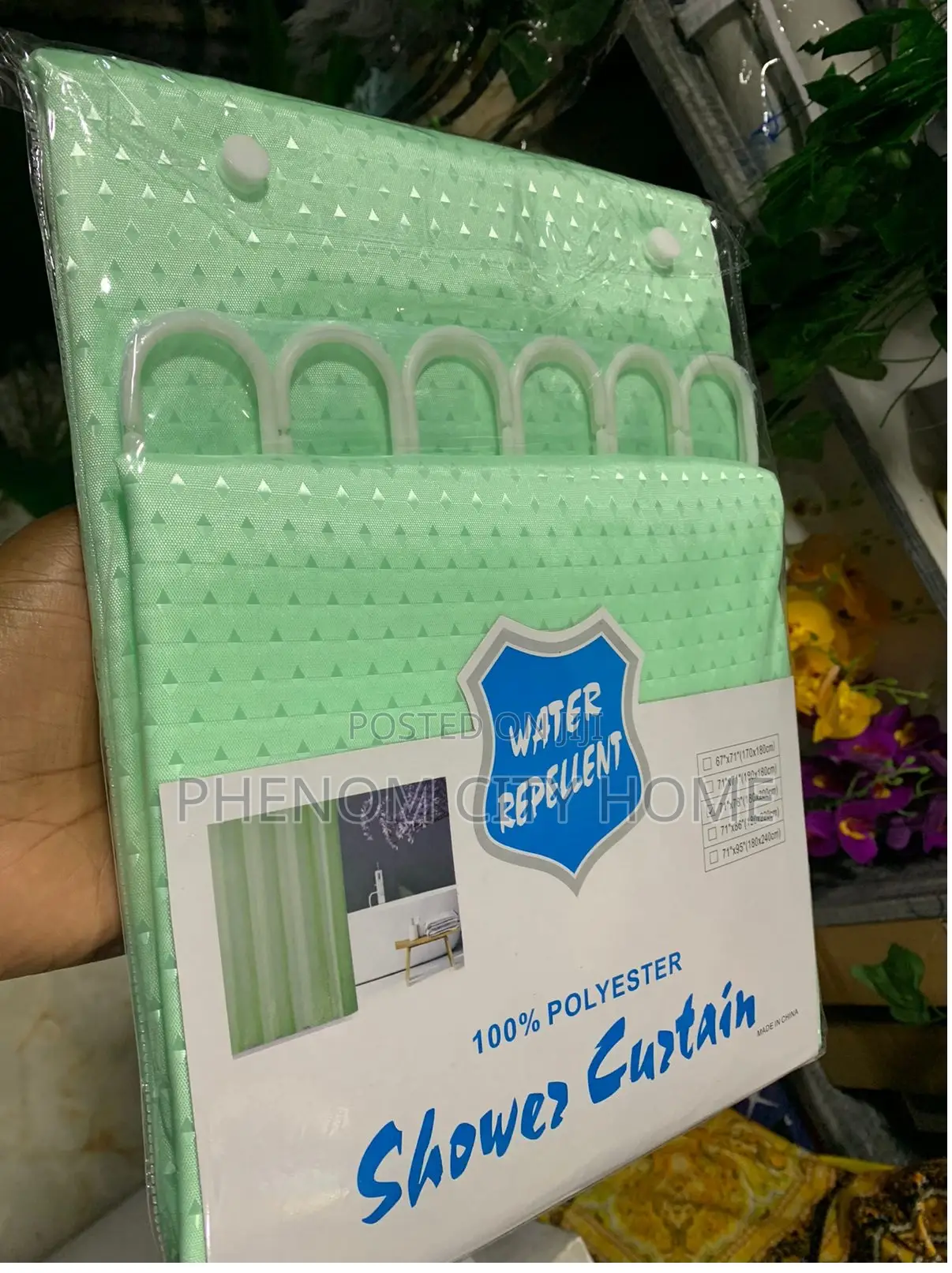 Green Themed Shower Curtains