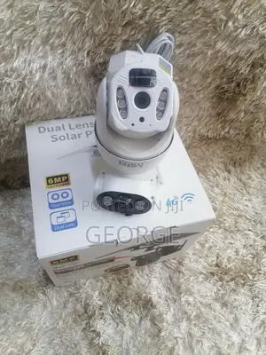 Grab-6mp Ubox Dual Lens Screen Solar Power PTZ Camera