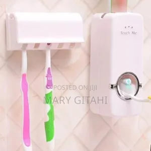 Wall Mounted Tooth Brush/Toothpaste Dispenser
