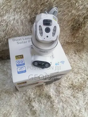4g 6mp Ubox Dual Lens Solar PTZ Camera-Magnificient