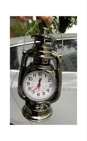Vintage Retro Oil Lamp Alarm Clock