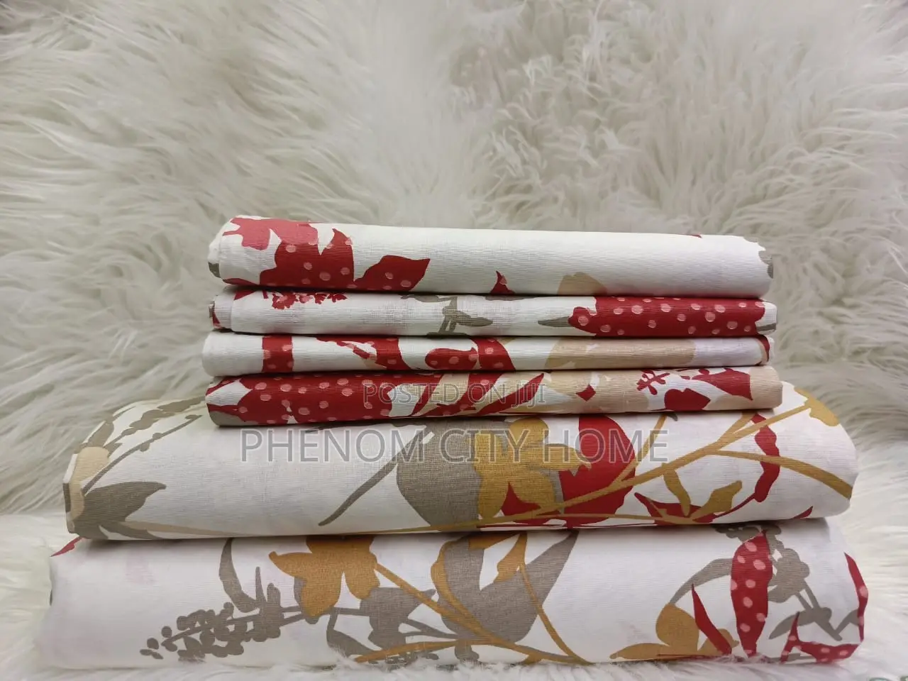 Both Printed Flat Cotton Bedsheet Set