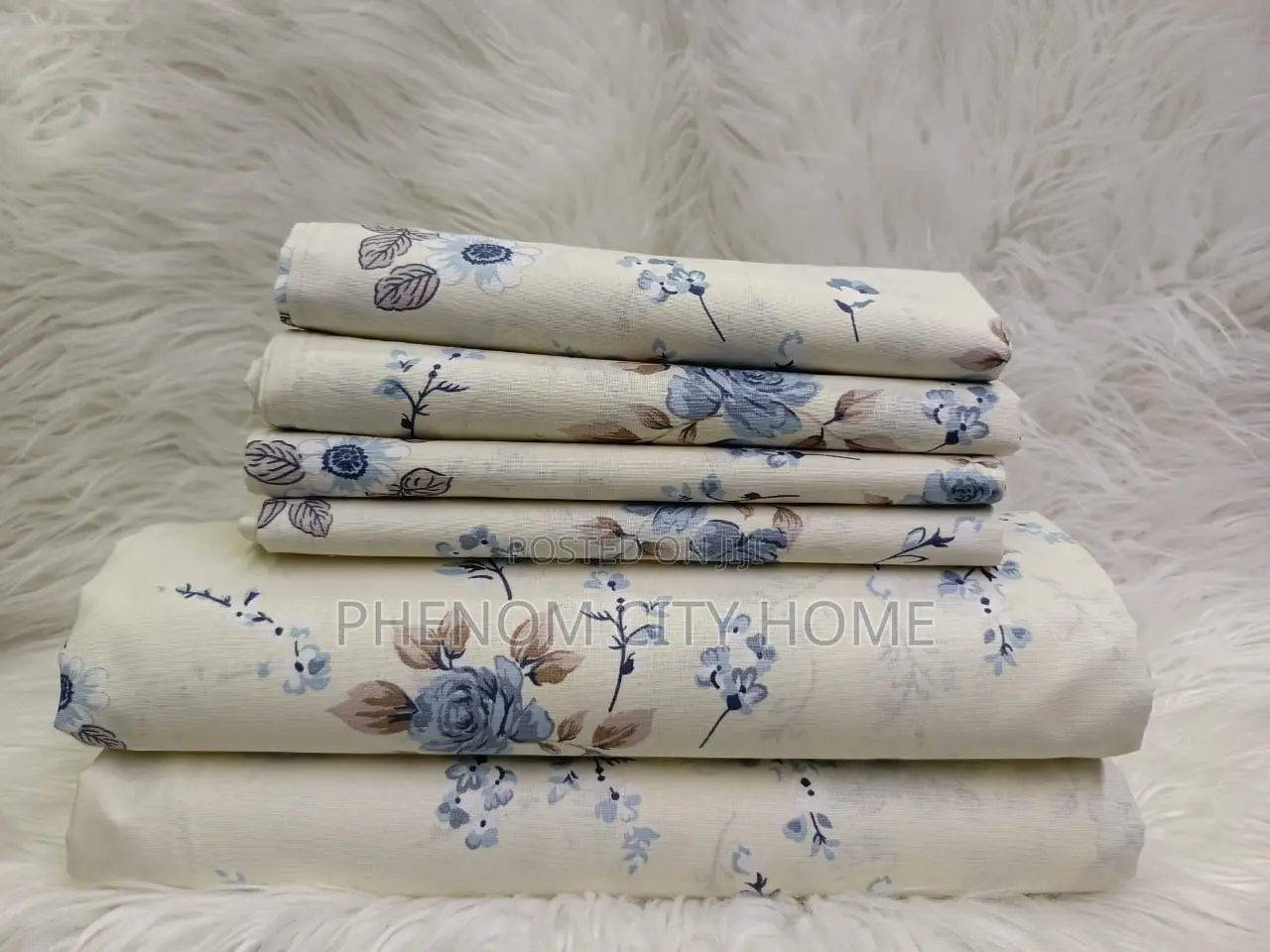 Both Printed Flat Cotton Bedsheet Set