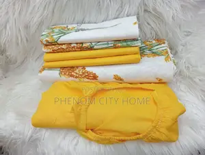A Pair of Cotton Fitted Bedsheet Set