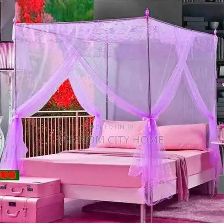 Rectangular Mosquito Net With Four Stands