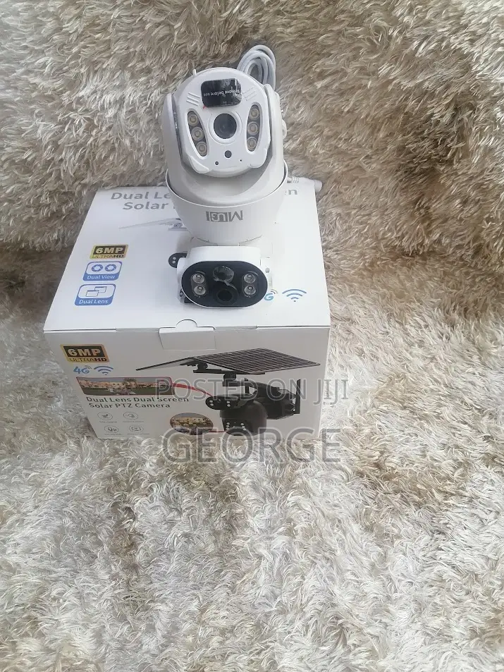 6mp Ubox Dual Lens Solar PTZ First-Class Camera Oudoor