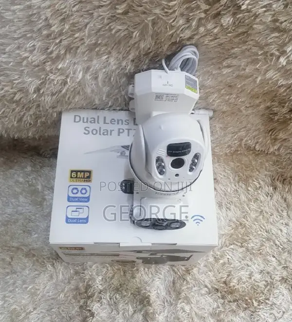 6mp/ 4g Ubox Dual Lens Up-Market Solar PTZ Camera