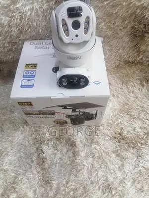 6mp Ubox Dual Lens Screen Recent Solar Power PTZ Camera