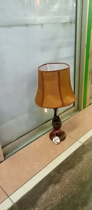 Table Lamps Wooden With Translucent Shades