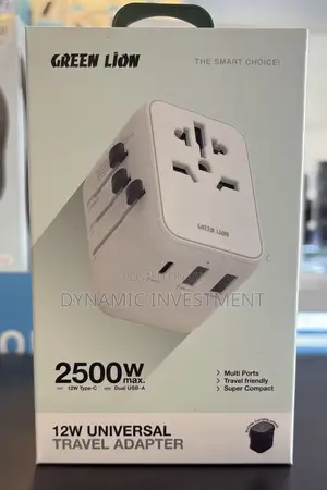 Green Lion 12W Universal Travel Adapter