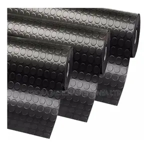 Anti-Slip Checker Rubber Mat With Coin Pattern